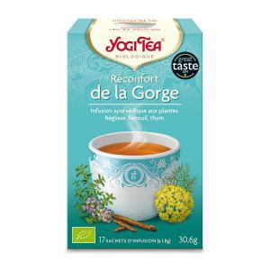 TONUS - VITALITÉ Yogi Tea Reconfort de la Gorge 17 sachets