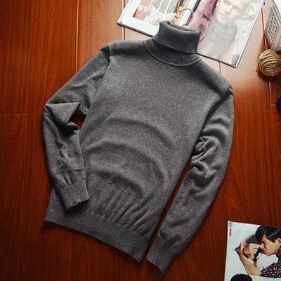 Pull over homme col montant shop