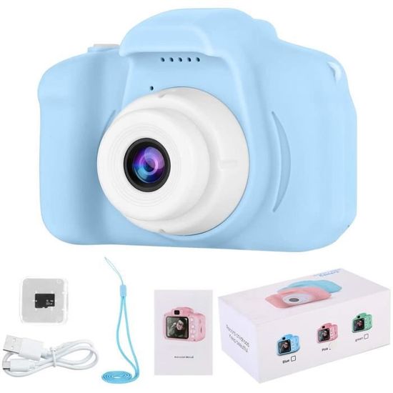 2 En 1 Microscope & Appareil Photo 500X Pour Enfants – Kidiscope Portable Autofocus, Double Caméra 2MP, Design Licorne – Jouet Éducatif Science Cadeau Fille 3-12 Ans