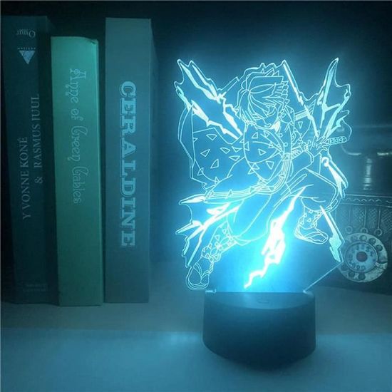 Lampada 3D Illusion Anime Kamisama Kiss Tomoe – Luce Notturna LED Con Telecomando E Base USB Per Cameretta