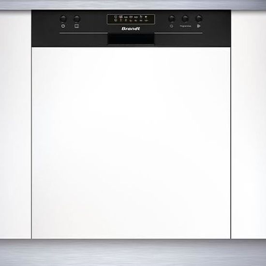Lave-Vaisselle intégrable BRANDT BDB424LB - Largeur 59,8 cm - Niveau de pression acoustique 44 dB