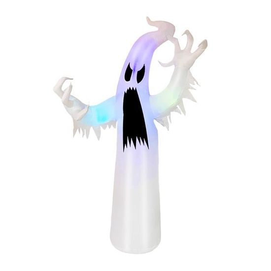 Lot De 3 Fantômes Lumineux Céramique – Déco Halloween, Blancs