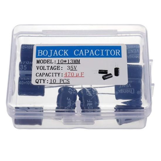 50 Condensatori Elettrolitici 470uF 25V – 25x12mm 105°C – CD Serie - 2