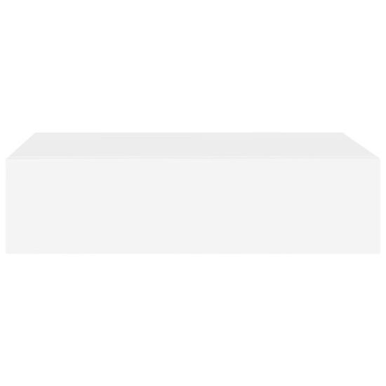 Étagère à Tiroir Murale Blanc 60x23,5x10 Cm MDF | Leroy Merlin