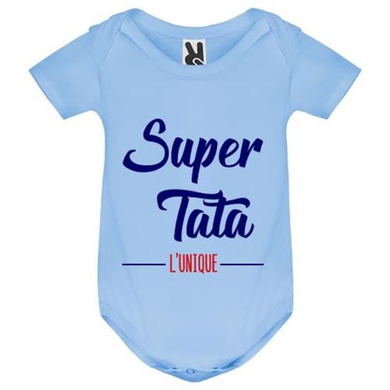 Body Bebe Bebe Garcon Bleu Super Tata Bleu Cdiscount Pret A Porter