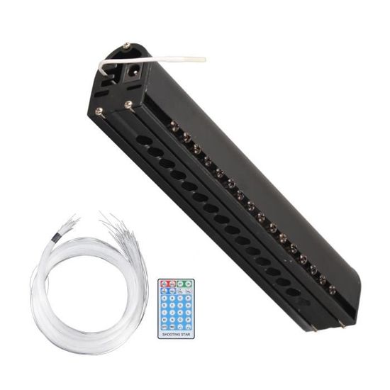Sonew lampe à fibre optique 16LED Fibre Optique Lumière RVB
