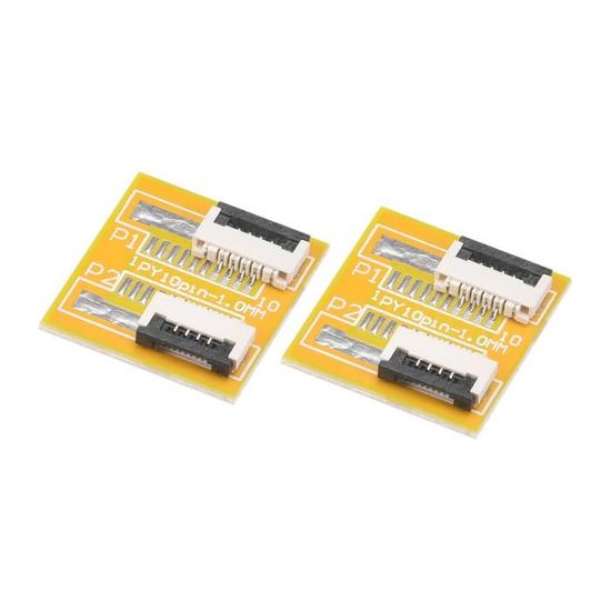 QUARKZMAN 2 stuks stekkerkaarten, Ffc Fpc 14-pins 0,5 mm socket 2,54 mm dubbel bestand haakse pin header strip adapter moederbord converter PC DVD TV / digitale camera's / laptops QUARKZMAN 2 stuks stekkerkaarten, Ffc Fpc 14-pins 0,5 mm socket 2,54 mm dubbel bestand haakse pin header strip adapter moederbord converter PC DVD TV / digitale camera's / laptops