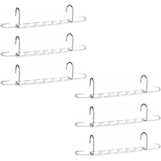 Silbrick Lot De 6 Cintres En Aluminium Mat De Qualité Supérieure