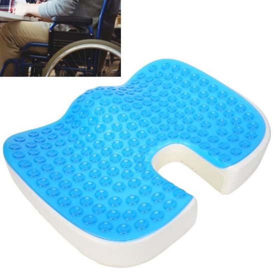CHCYCLE Coussin Siège Passager Moto Pliable Gel 3D Nid D'Abeille - Confort Respirant Et Absorption Chocs