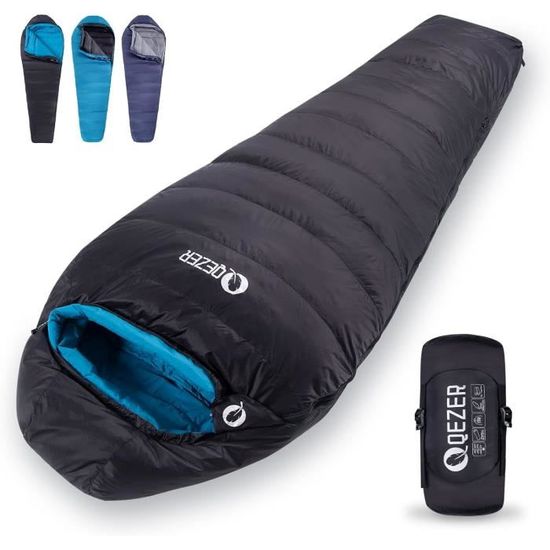 Sac De Couchage En Duvet, Léger, Chaud Et Compact, Pour Le Camping, La Randonnée Et La Randonnée