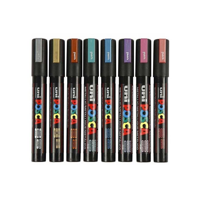 uni-ball Marqueur peinture POSCA PC-5M, étui de…
