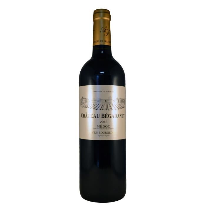 Château BEGADANET Cru Bourgeois 2012 AOP MEDOC CRU BOURGEOIS -Vin rouge de Bordeaux - 75cl