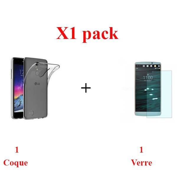 X1 Pack, Pack film+coque lg v10 Haute resistance