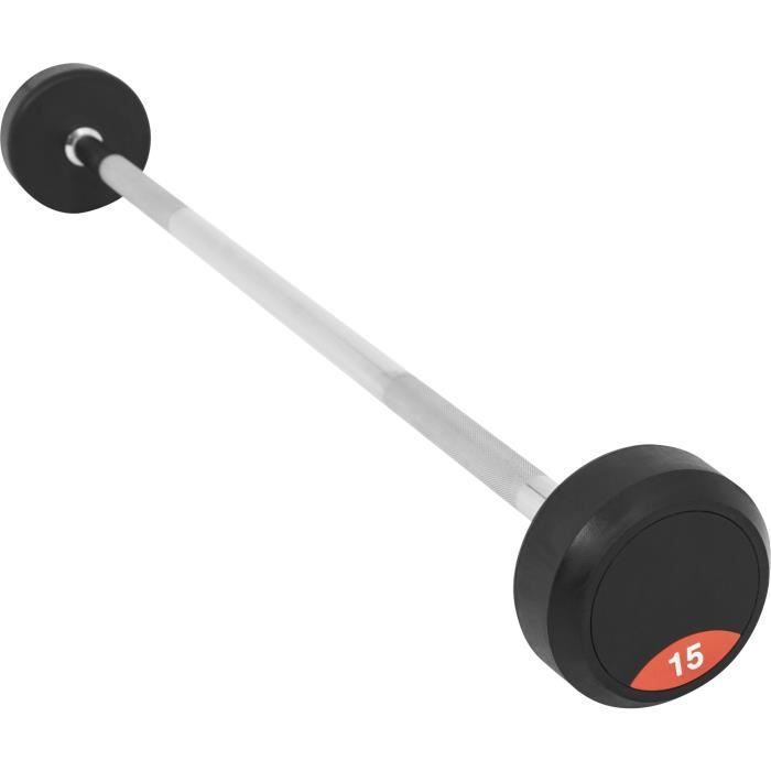 Haltère long et rond de 15 KG