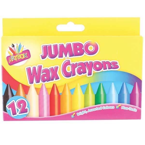 12 crayons de cire Jumbo