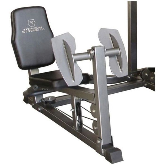 Appareil a charge guidee Titanium Strength modele presse a jambes
