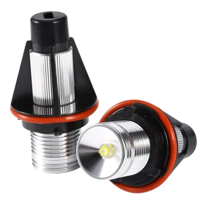 Phare Angel Eyes 2 pièces 5W blanc LED ange yeux Halo anneau ampoules de lampe pour BMW E39 E60 E53 E63 E66 phare