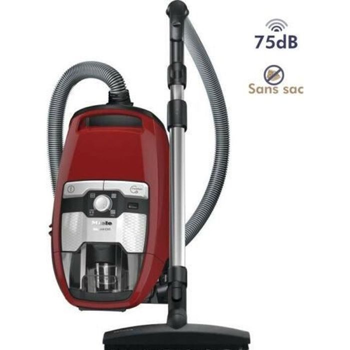 EXCELLENCE ASPIRATEUR TRAINEAU SANS SAC BLIZZARD CX1 ECOLINE - 75 DB - ROUGE