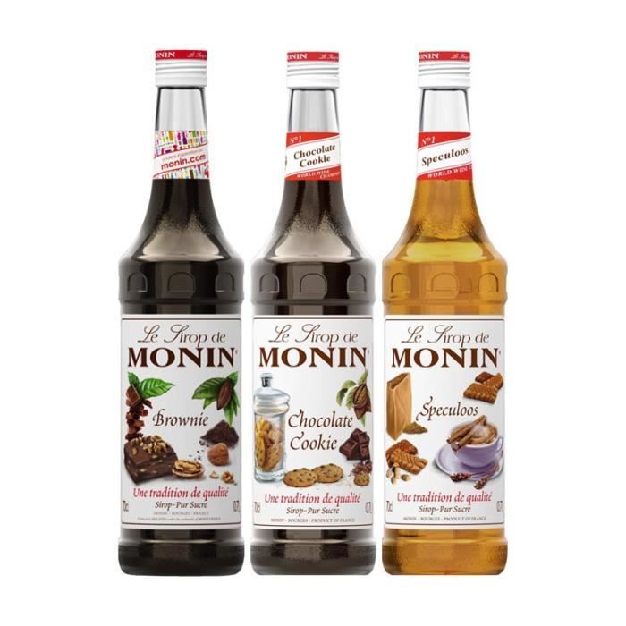 Assortiment Monin Gourmandises (pack 3x70cl)