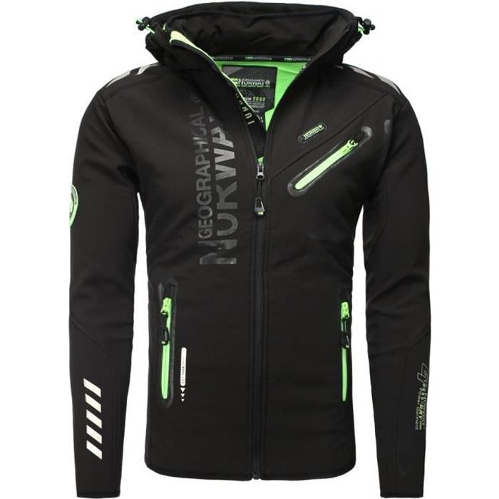 Veste softshell Geographical Norway Veste Royaute noir S