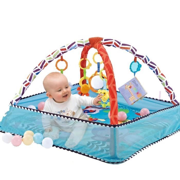 PIMPIMSKY Tapis d’éveil bébé 3 en 1 Your Way Ball Play Jouet Cadre de fitness