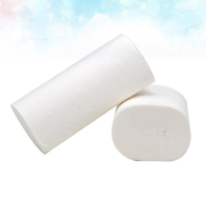 1 sac de 12 rouleaux de pâte de bois d'origine papier hygiénique domestique rouleau de de ESSUIE-TOUT - ESSUIE MAINS