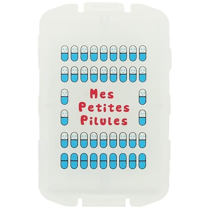 Pilulier Boite à Médicaments Fun 10 Compartimen...