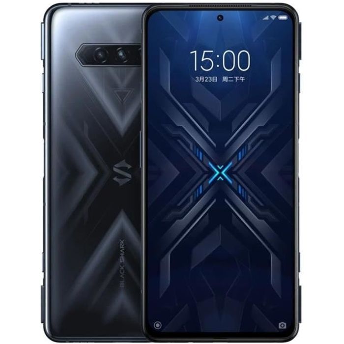 Black Shark 4 Téléphone 6Go 128Go Noir Qualcomm SnapdragonTM 870 LPDDR5 RAM + UFS3.1 144Hz Refresh Rate 120W Hyper Charge 4500mAh