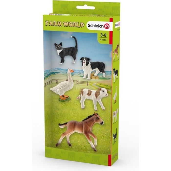 SCHLEICH - Figurine Assortiment d'animaux Farm World