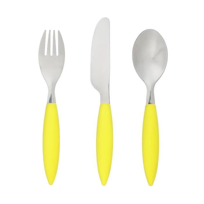 Secret de Gourmet - Set de 3 couverts enfant L,17 x l, 2,1 cm Vert