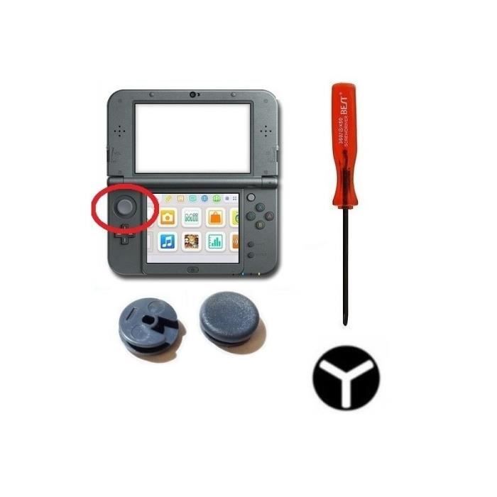 Nintendo 2DS 3DS 3DSXL remplacement joystick thumbstick tournevis triwing Skyexpert