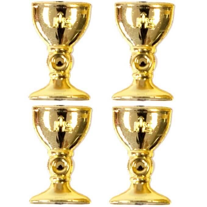 Décoration de table Communion calice or (x10) R/MT370