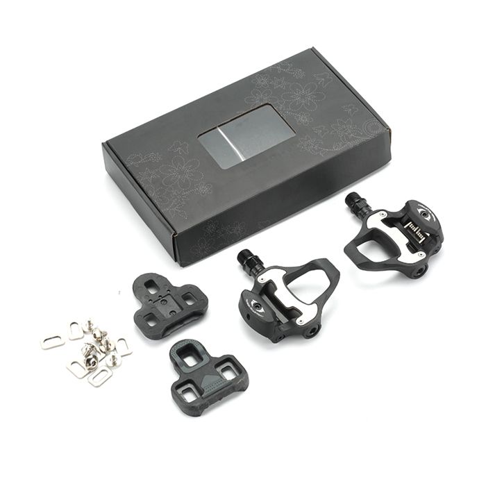 Pédales Automatiques VTT/route - Compatibles Cales SPD - Axe 9/16" - Réglage Tension - Lot Avec Cales Et Vis
