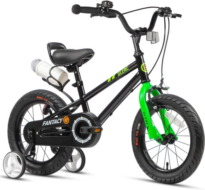 Glerc Vélo de 16 pouces pour enfants, 4, 5, 6, 7 ans, fille