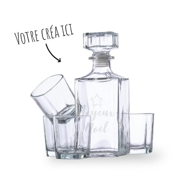 Carafes Vin,Ensemble De Carafe En Verre à Haute Teneur En Verre