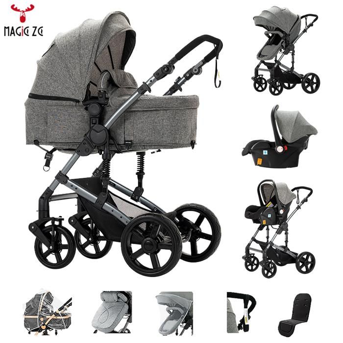 Poussette bebe Magic ZC Poussette 3 en 1 Poussette pour