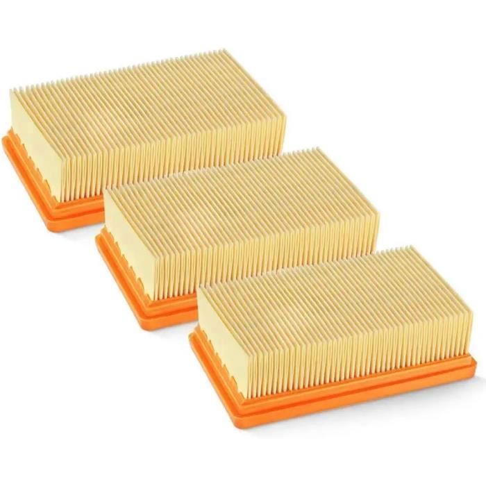 3PCS Filtre à air pour Karcher Aspirateur NT25/1 NT35/1 NT45/1 NT55/1 NT361 NT561 NT611 ECO Filtres de rechange 2.863-005.0
