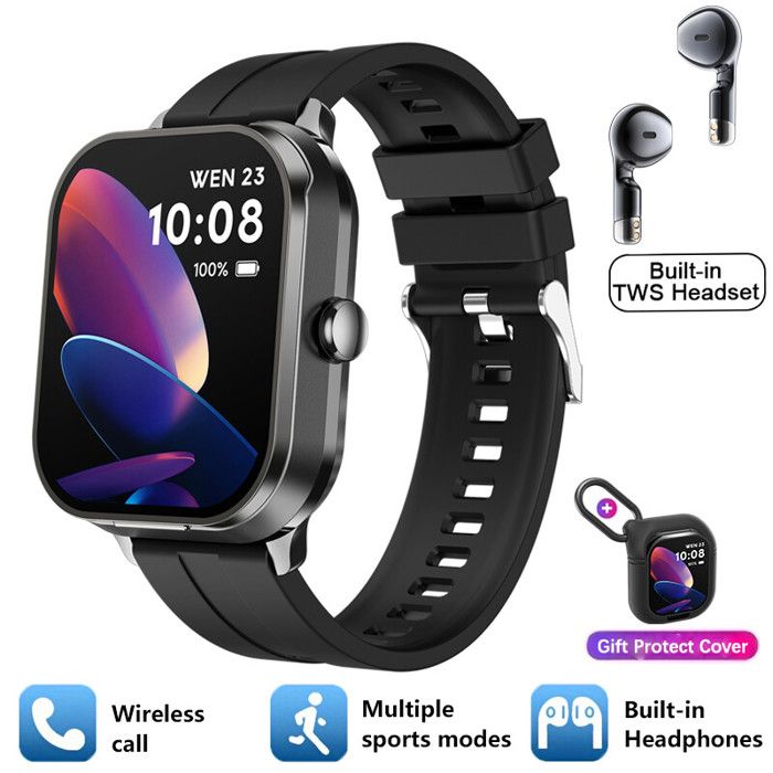 Montre Connectée pour Femmes Hommes, Chronus Smartwatch avec d'appel