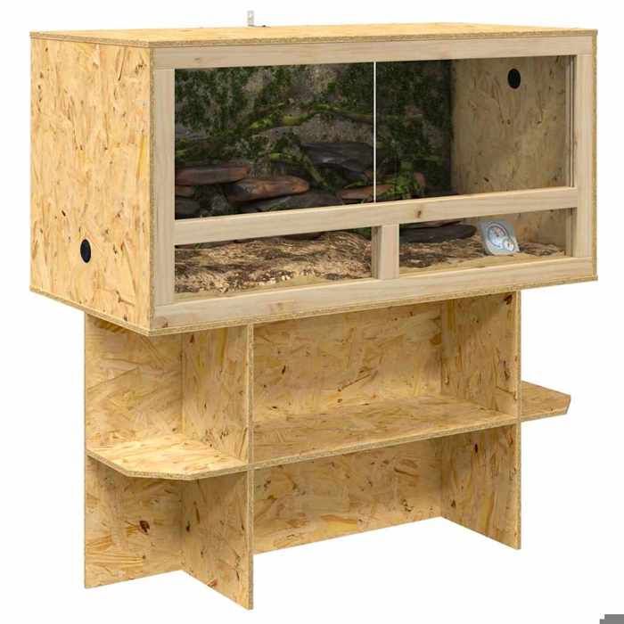 [48650]Base de Terrarium Marron 100x50x50 cm OSB Poids:9.5 Kg