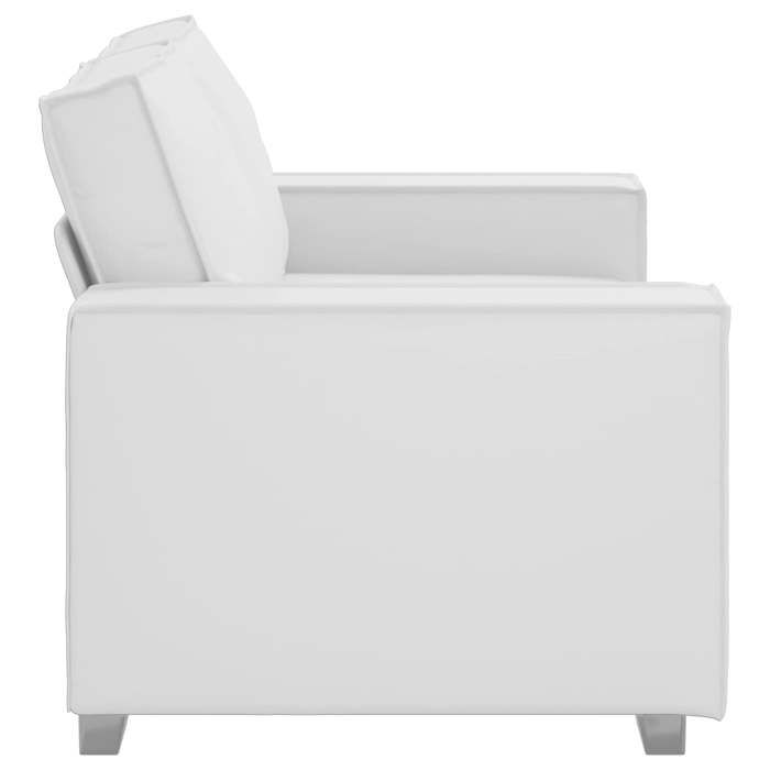 （Blanc）Siège de Salon - Canapé deux places Blanc 160 cm Simili cuir - Sofa-canapé hfs81208