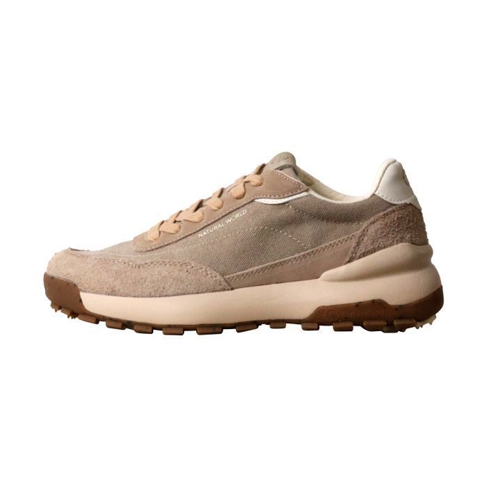 Baskets - NATURAL WORLD - Estellencs - Cuir - Beige Cuero - Confort exceptionnel Baskets - NATURAL WORLD - Estellencs - Cuir - Beige Cuero - Confort exceptionnel