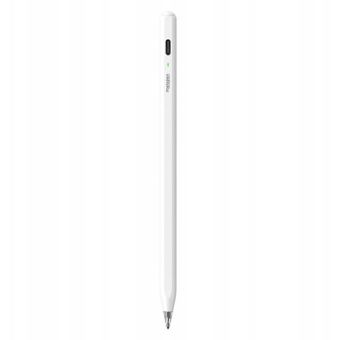Stylet pour tablette - gant pour tablette Metapen Stylet Apple Pencil USB-C pour iPad Air8 Pro - Blanc