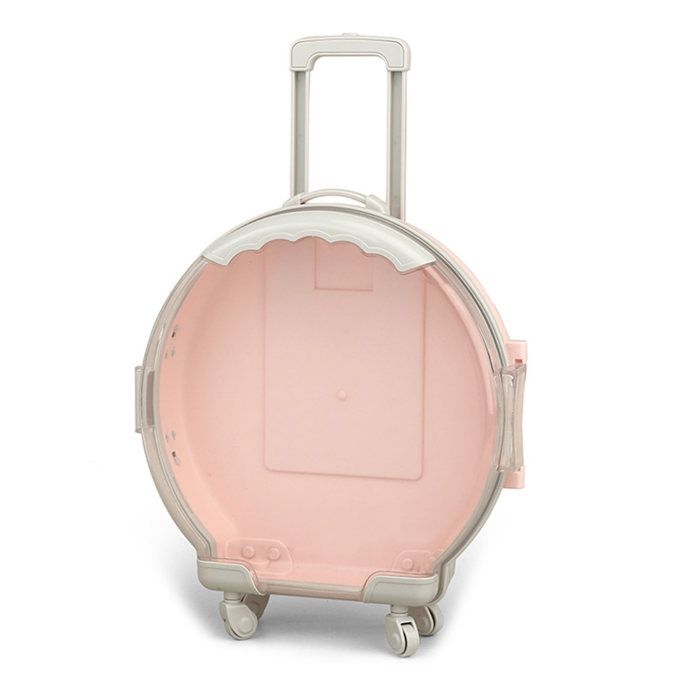 Sonew Boîte de rangement pour jouets en forme de valise Organisateur de jouets pour enfants Mini valise meuble Rose clair Sonew Boîte de rangement pour jouets en forme de valise Organisateur de jouets pour enfants Mini valise meuble Rose clair
