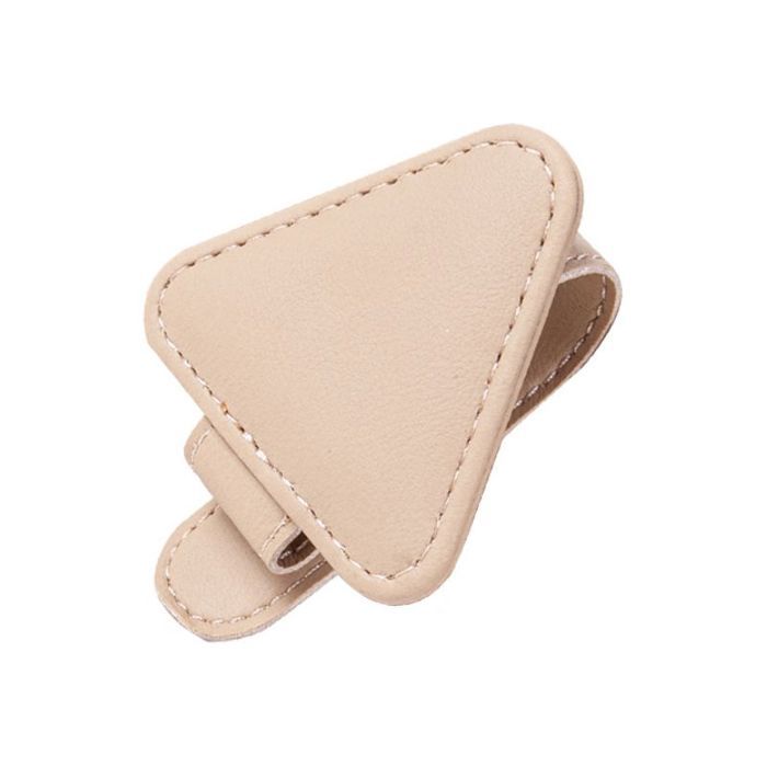 Lot de 2 Supports de Lunettes de Soleil Magnétiques en Cuir pour Pare-Soleil de Voiture Accessoires Universels pour Cartes de Ti