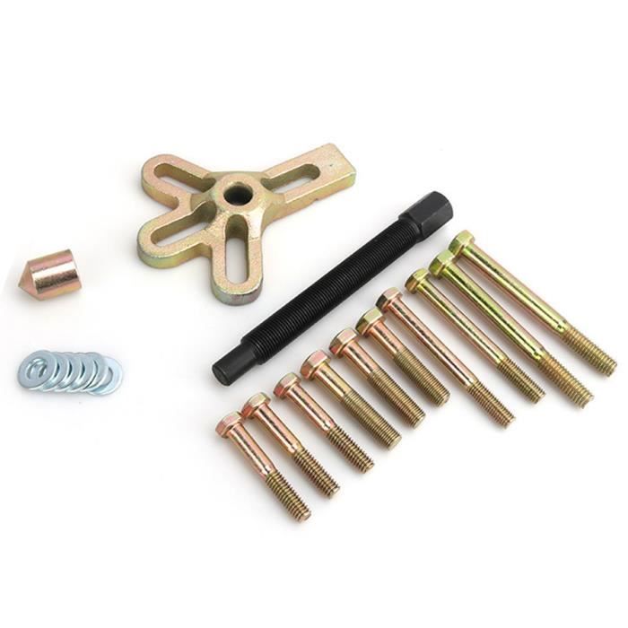 Extracteur De Volant Kit Complet Poulie Vilebrequin Outil Démonte Volant Automobile