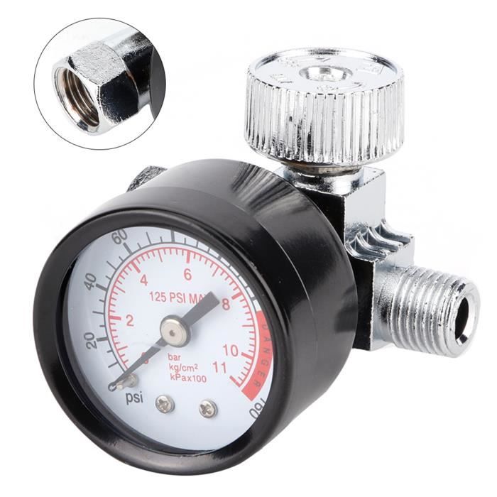 Manomètre Numérique Pour Bateau Gonflable – 5,08 Psi / 0,35 Bar, étanche, Boîtier Caoutchouc, Compact 9,5 X 6,5 Cm, Avec Adaptateur HR