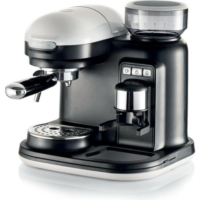 Machine à café avec broyeur Moderna Ariete (Groupe De'Longhi) - modèle  1318WHITE - Cdiscount Electroménager