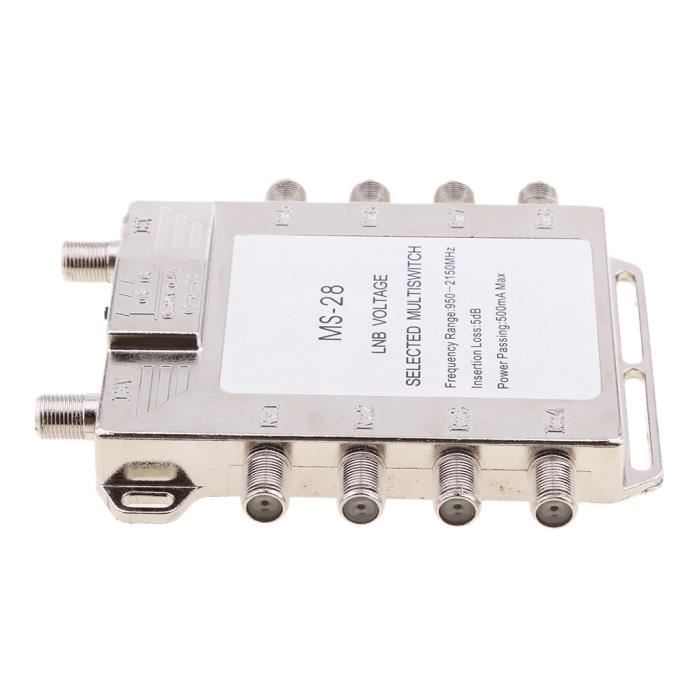 PIECE DETACHEE ANTENNE - SATELLITE Commutateur Multiswitch 2x8 Voies 1  pièce - pièce satellite, avis et prix pas cher - Cdiscount