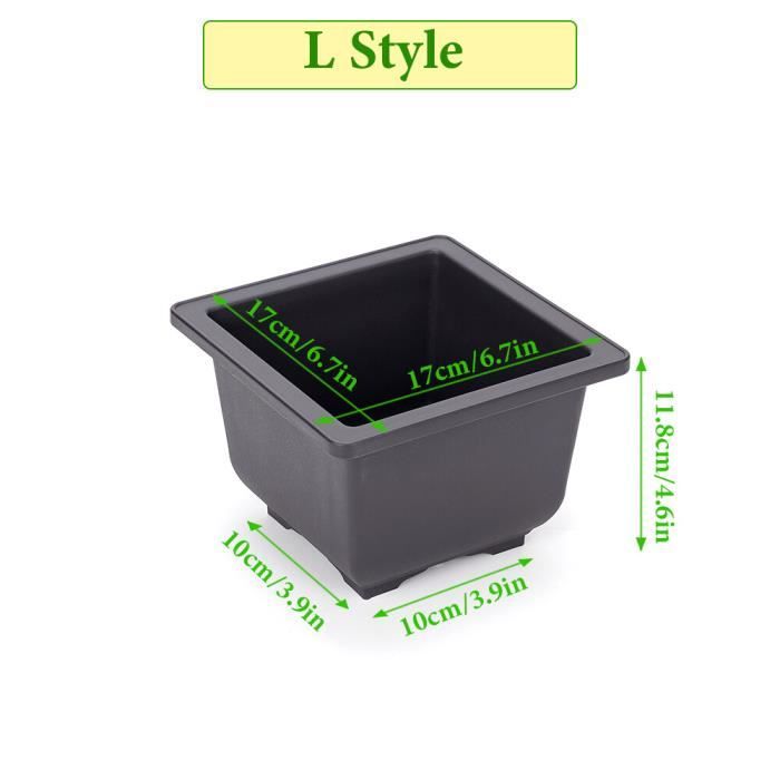 Lot De 100 Pots De Fleurs En Plastique 8,9 Cm Pour Pépinière - Idéal Fleurs, Fruits, Légumes