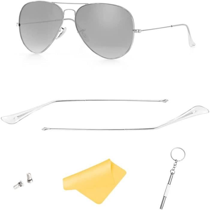 Embouts de branches de rechange pour lunettes de soleil Ray Ban Aviator RB3025 6881 Achat Vente lunettes de soleil Cdiscount